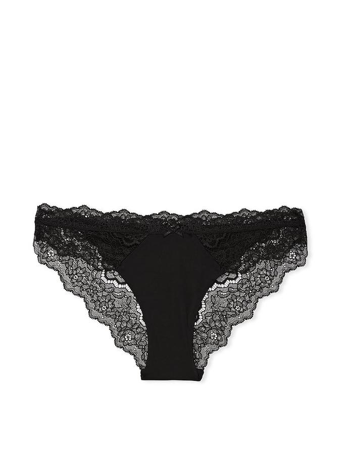 Floral Lace-Trim Cheekini Panty image number 2