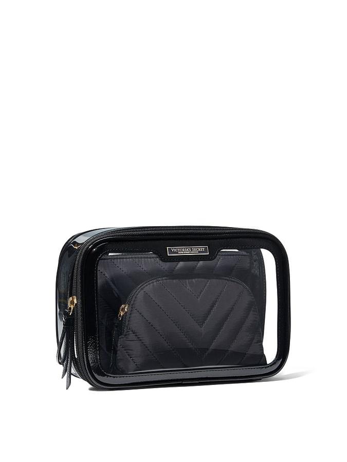 The Victoria Beauty Bag Trio Navy image number 1