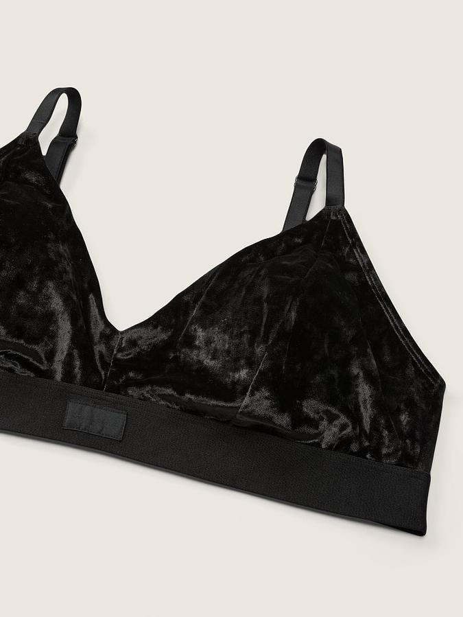 Velvet Triangle Bralette image number 3