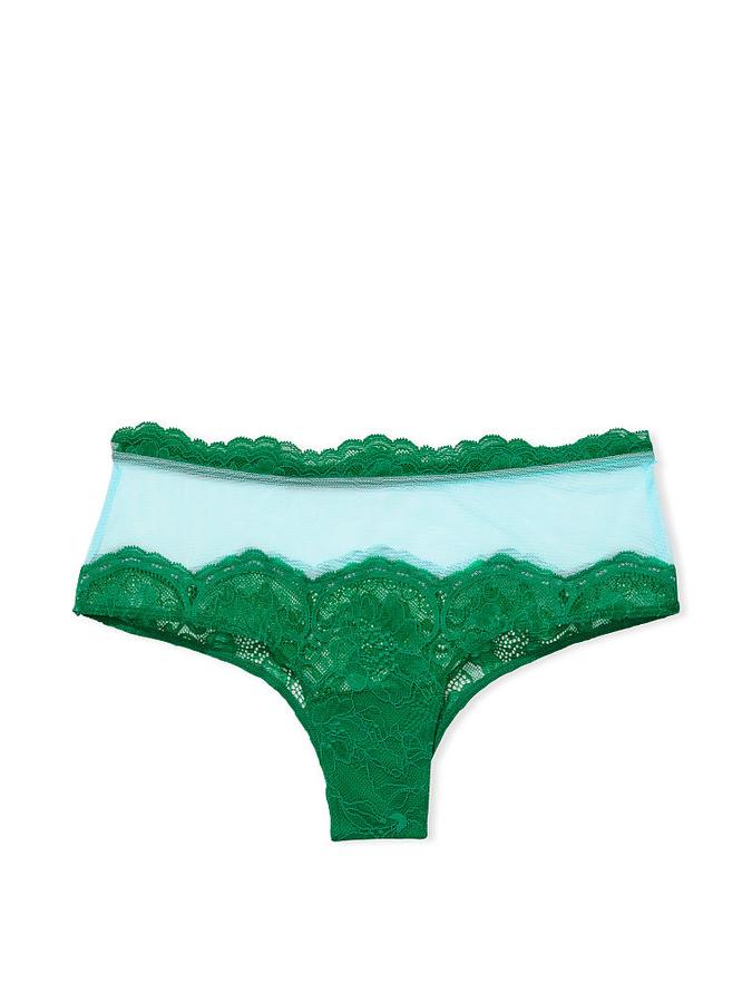 Lace & Mesh Cheeky Panty image number 2