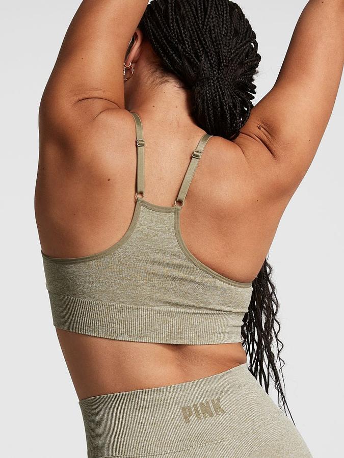 Seamless Racerback Sports Bra image number 1