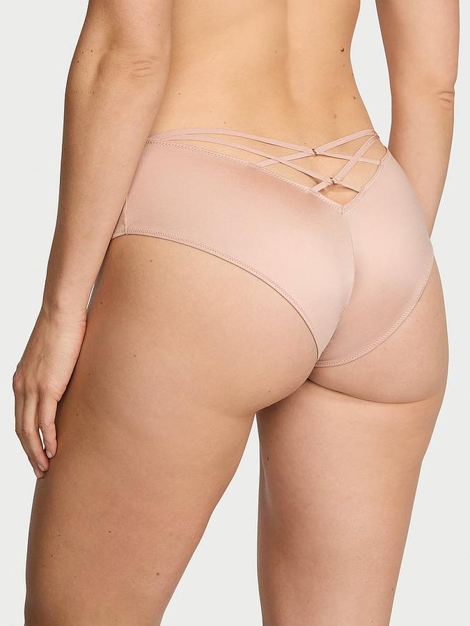 Strappy-Back High-Leg Cheeky Panty