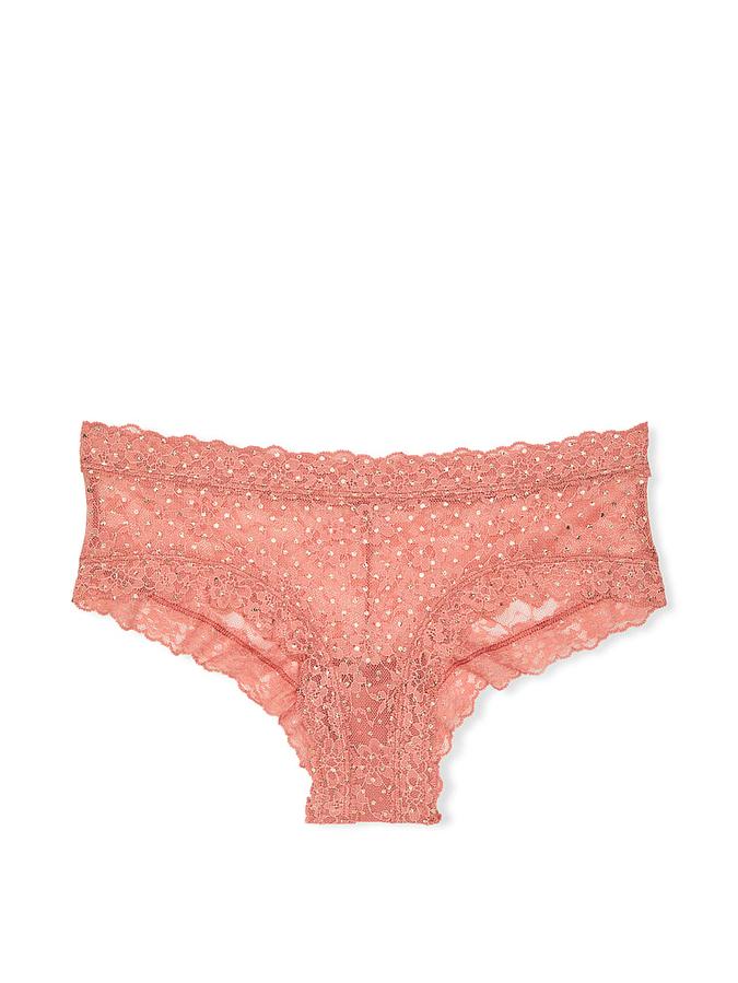 Shimmer Lace Cheeky Panty image number 2
