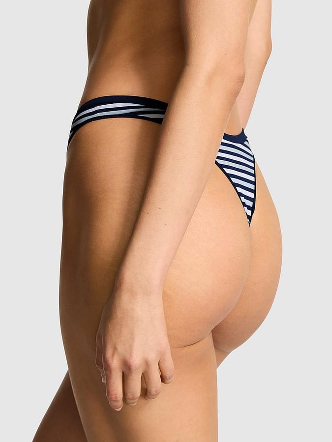Seamless High-Leg Thong Panty image number 1