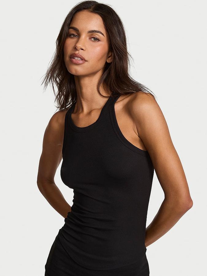 VS Iconic Rib Racerback Tank Top