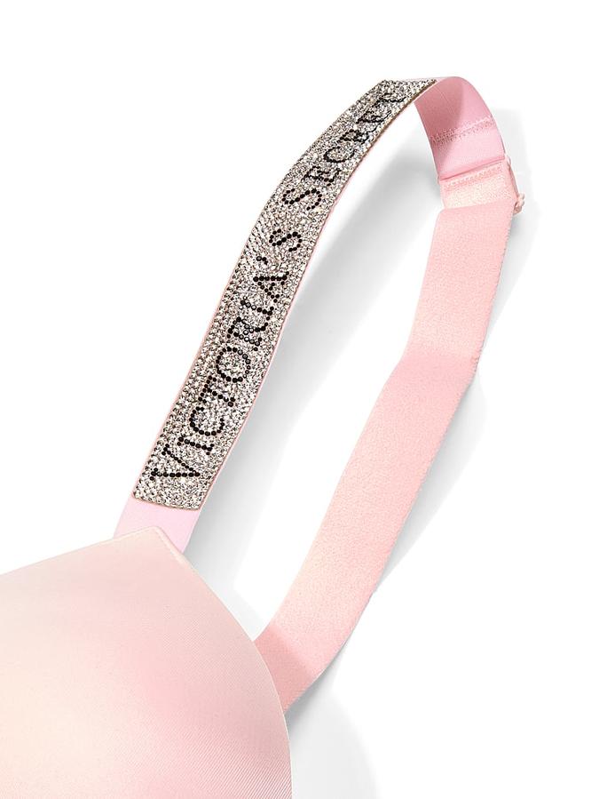 Bombshell Logo Shine Strap Add-2-Cups Push-Up Bra image number 3
