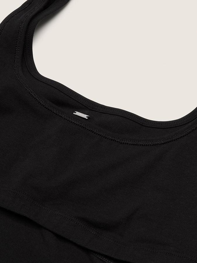 Cotton Contour Crop Tank Top image number 3