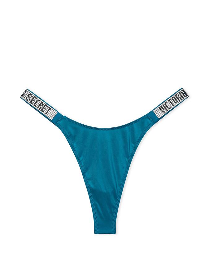 Smooth Shine Strap Thong Panty image number 1