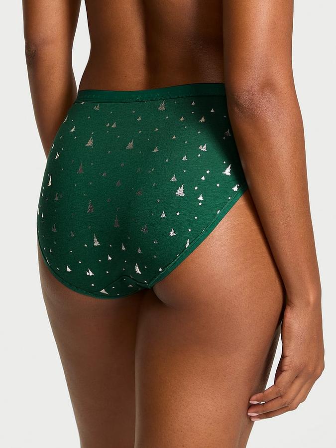 Stretch Cotton High-Leg Brief Panty
