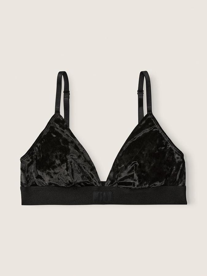 Velvet Triangle Bralette image number 2