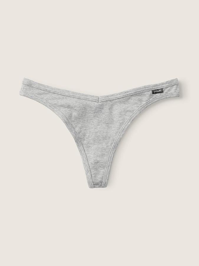 Cotton Thong Panty image number 0