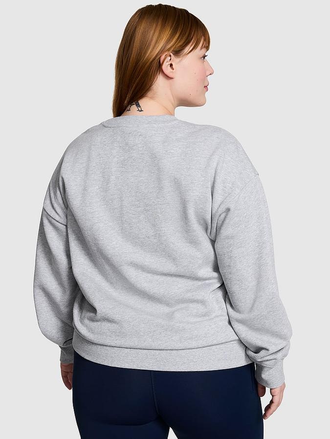 Ivy Fleece Oversized Crew Sweatshirt