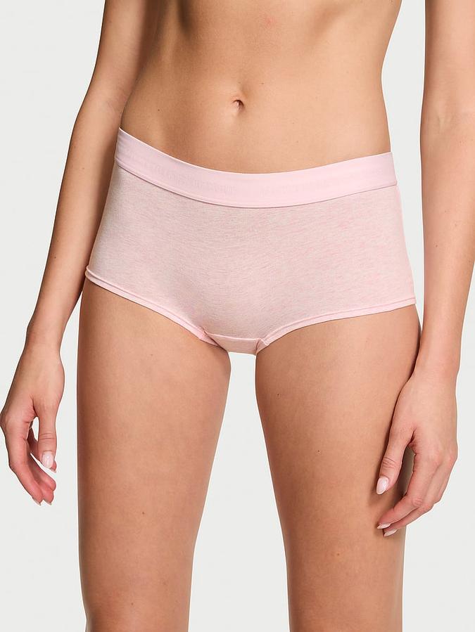 Logo Cotton Boyshort Panty image number 0