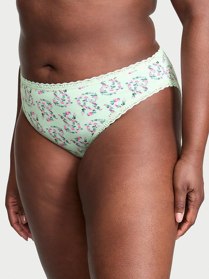 Lace-Waist Bikini Panty image number 0