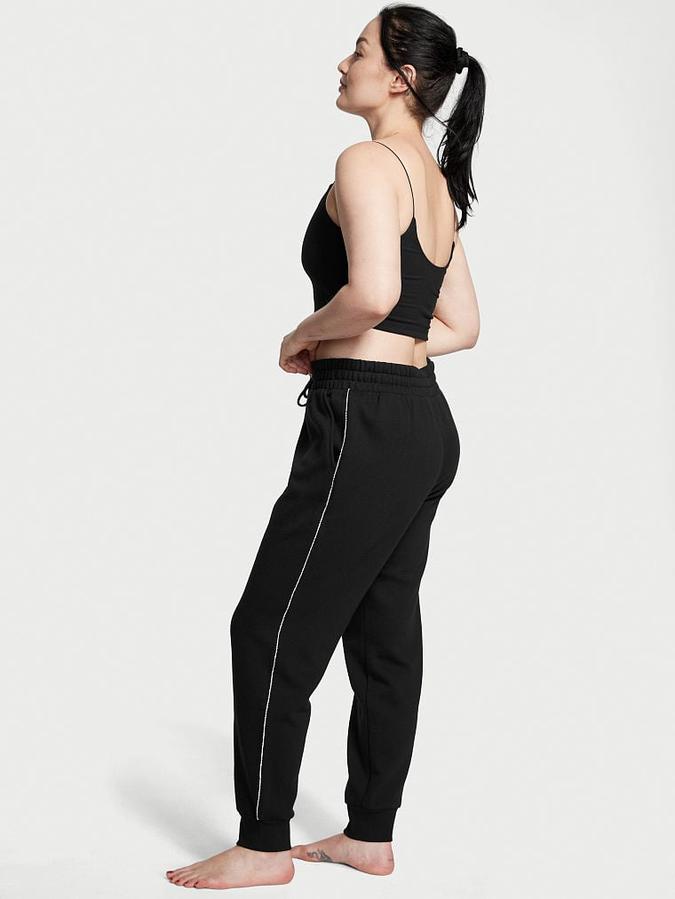 Cotton Fleece High Rise Jogger image number 1