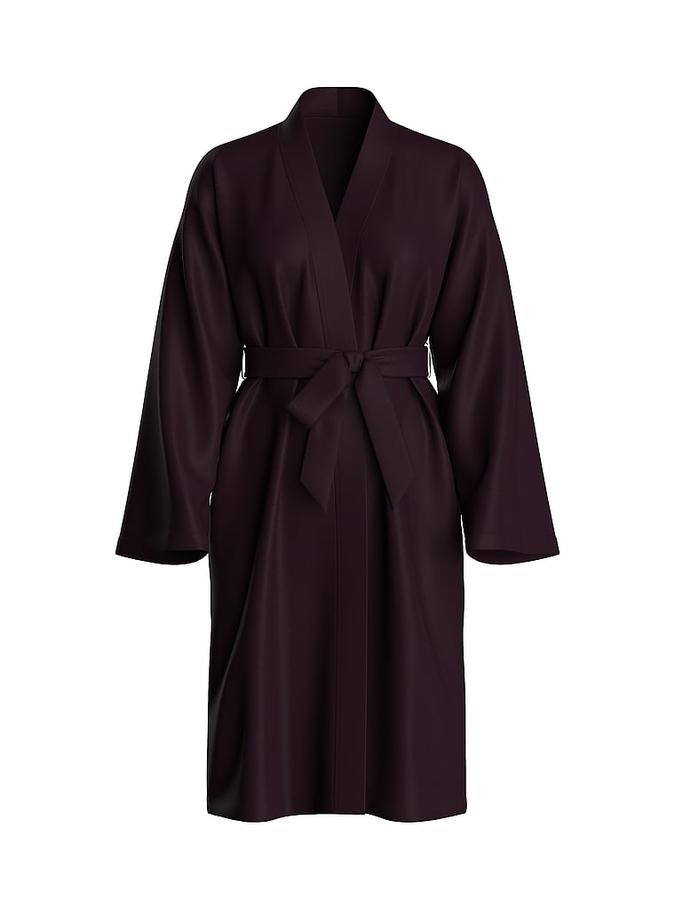 Satin Midi Robe image number 2