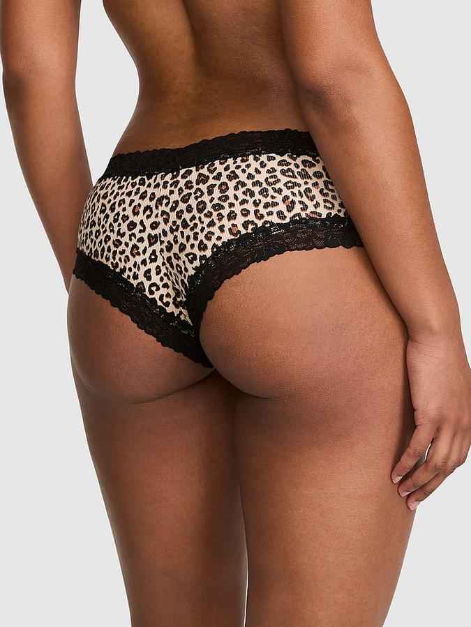 PINK Wink? Lace-Trim Cheeky Panty