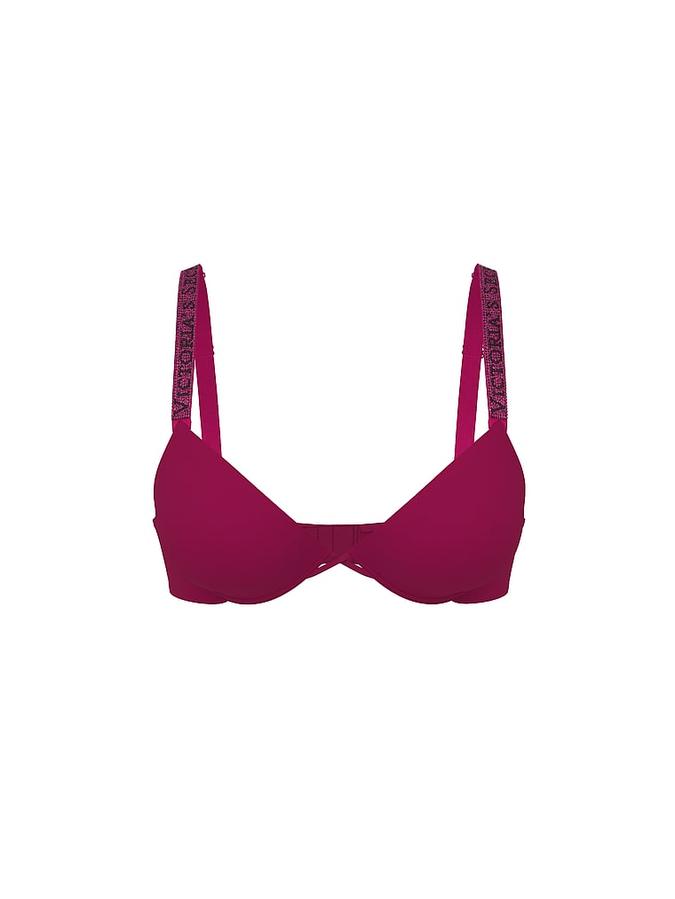 Logo Shine Strap Push-Up Bra image number 2