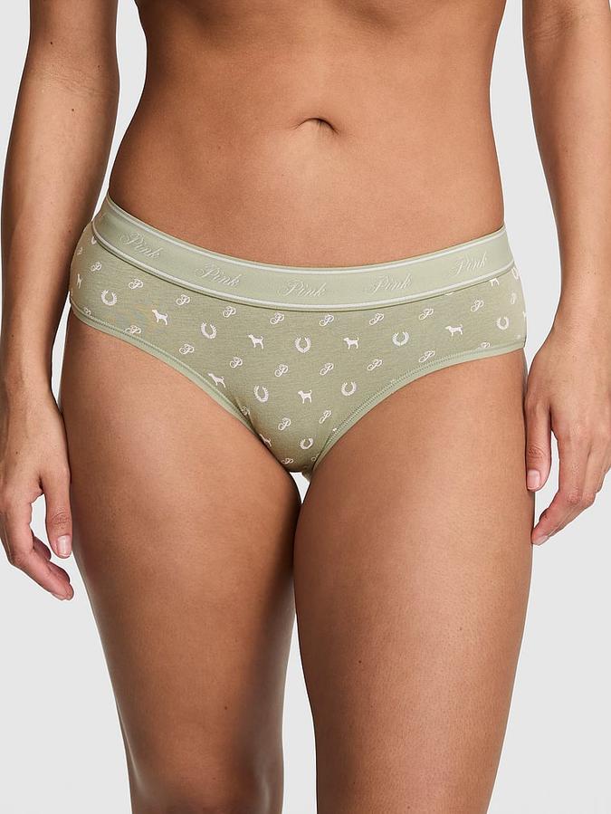 Logo Cotton Hiphugger Panty