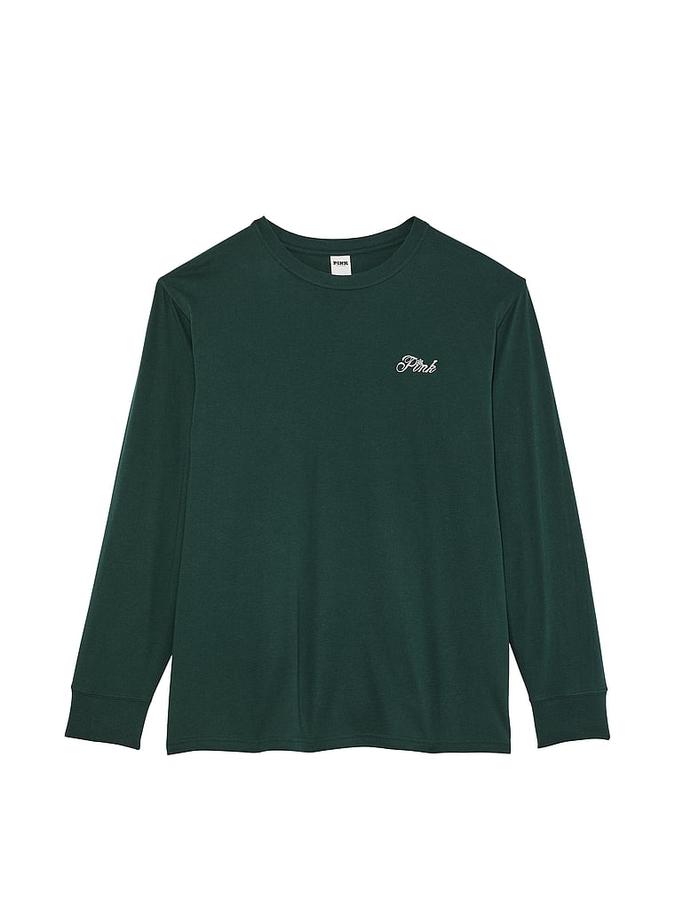 Campus Cotton Long-Sleeve Tee