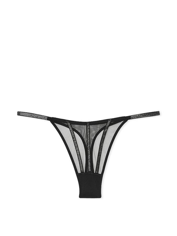 Sheer Shine Thong Panty image number 0