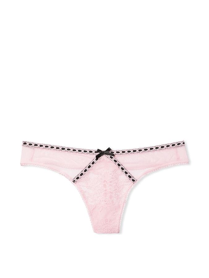 Heritage Ribbon Slot Thong Panty image number 1