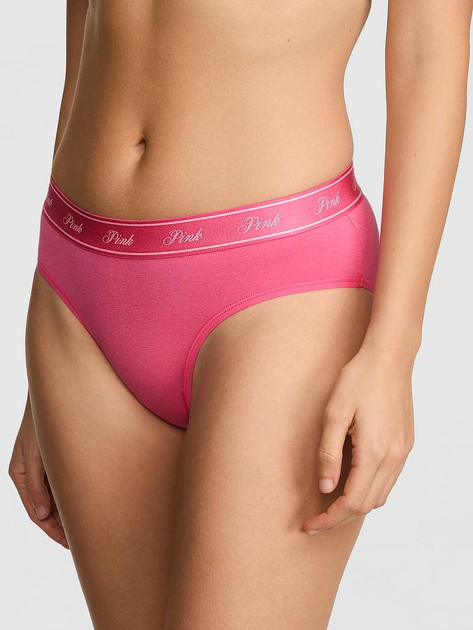 Logo Cotton Hiphugger Panty