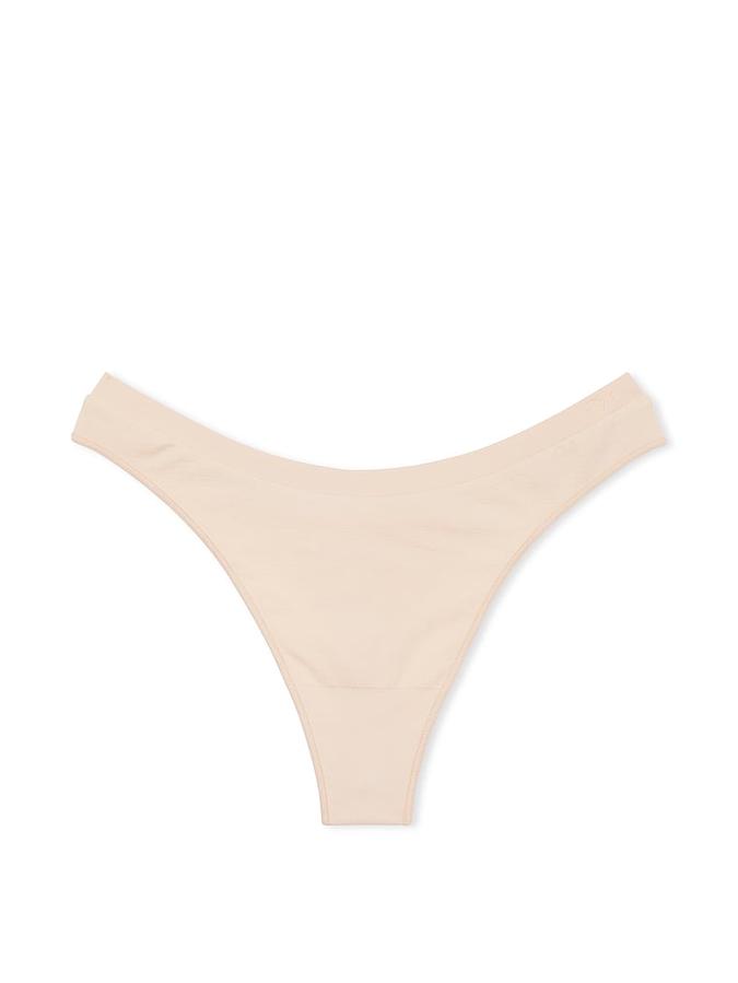 Seamless High-Leg Thong Panty image number 1