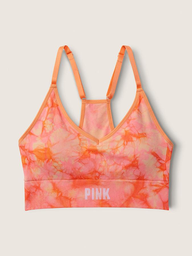 Seamless Lightly Lined Sports Bra image number 2