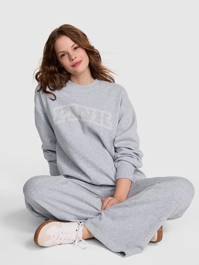 Ivy Fleece Oversized Crew Sweatshirt image number 0