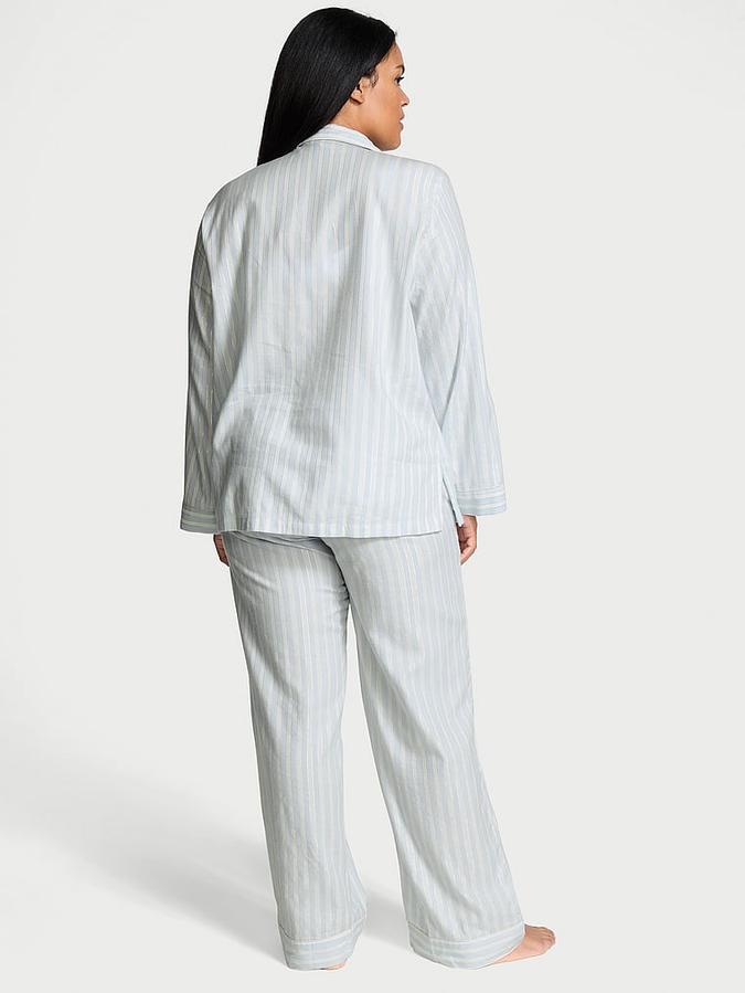 Flannel Long Pajama Set image number 1