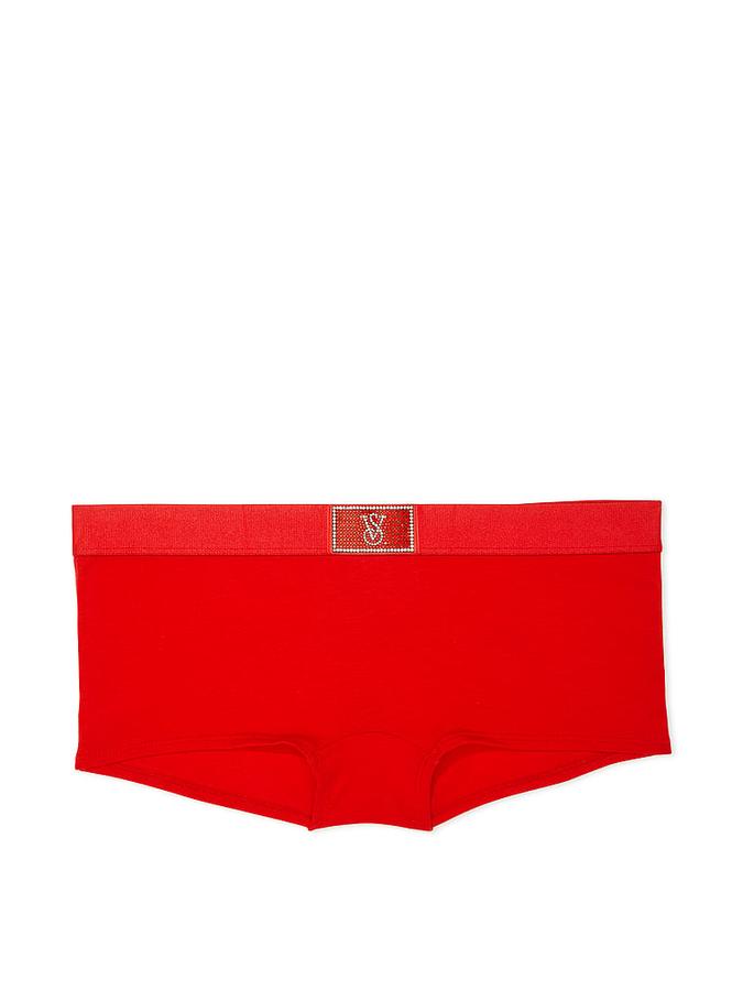 Logo Cotton Shine Patch Shortie Panty