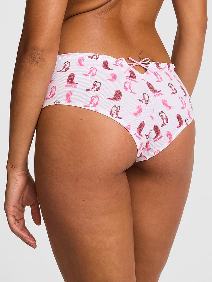 Cotton Back-Tie Cheeky Panty image number 1