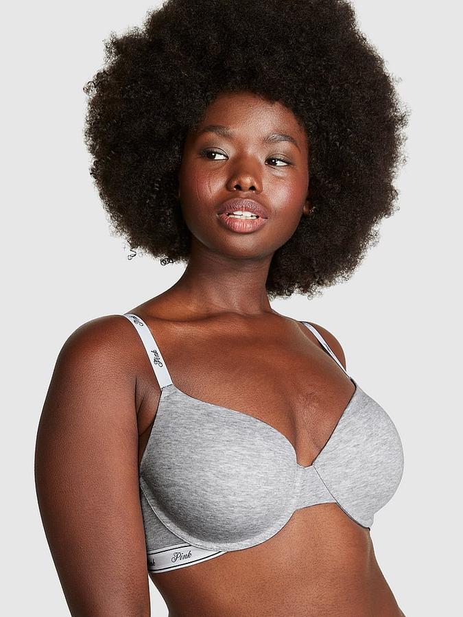 Wear Everywhere Cotton Logo T-Shirt Lightly Lined Bra image number 0