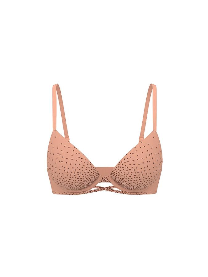 Sparkle Crystal Shine Cradle Push-Up Bra image number 2