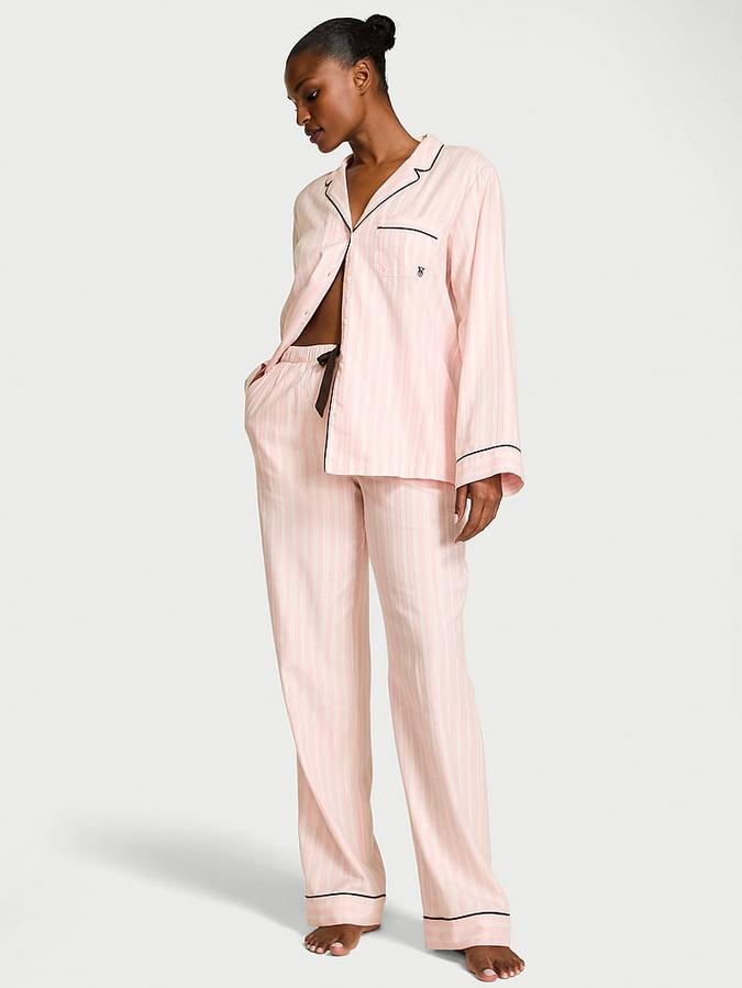 Flannel Long Pajama Set