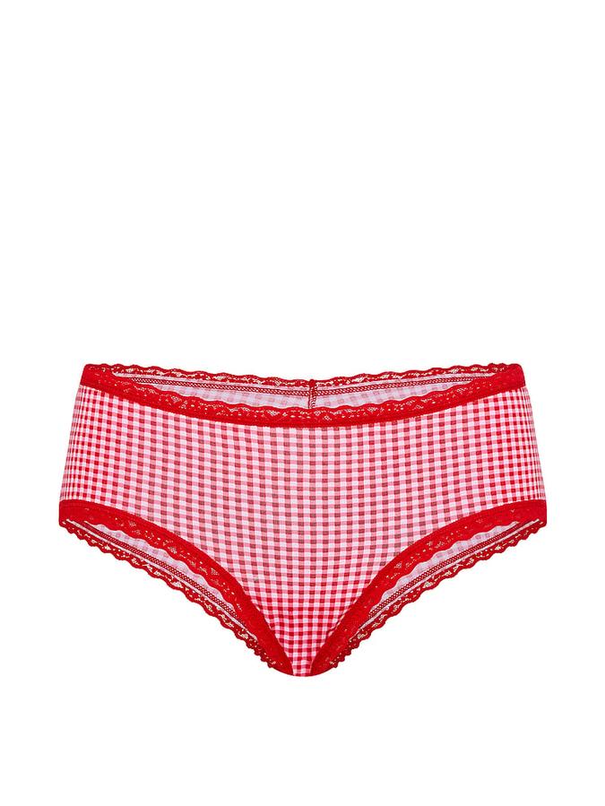 Cotton Lace-Waist Cheeky Panty image number 2