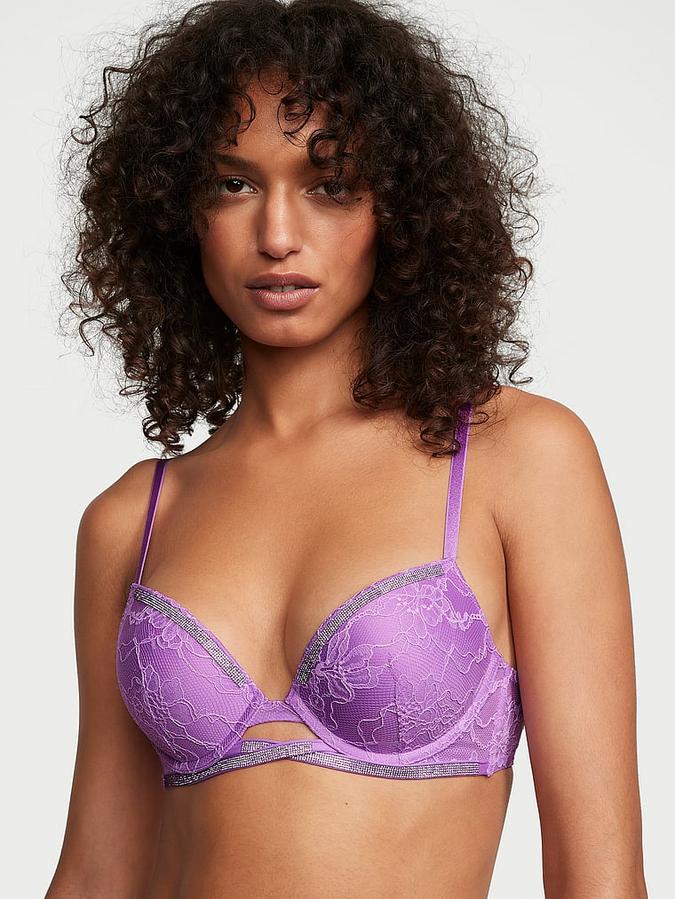 Shine Cradle Lace Push-Up Bra image number 0