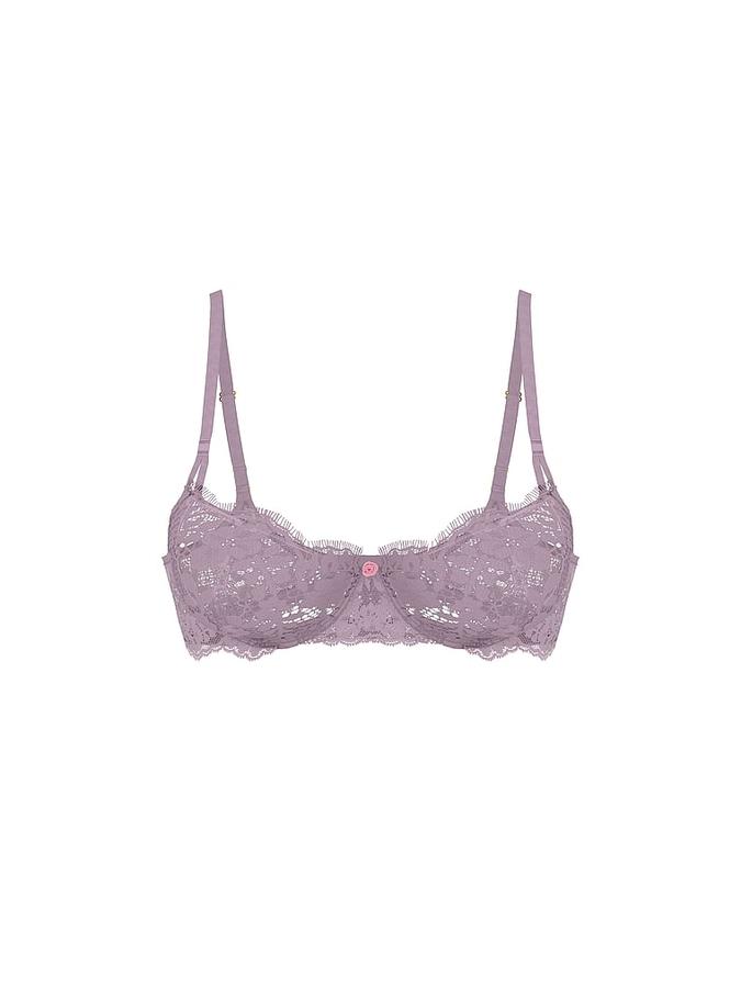 Wicked Unlined Lace Balconette Bra image number 2