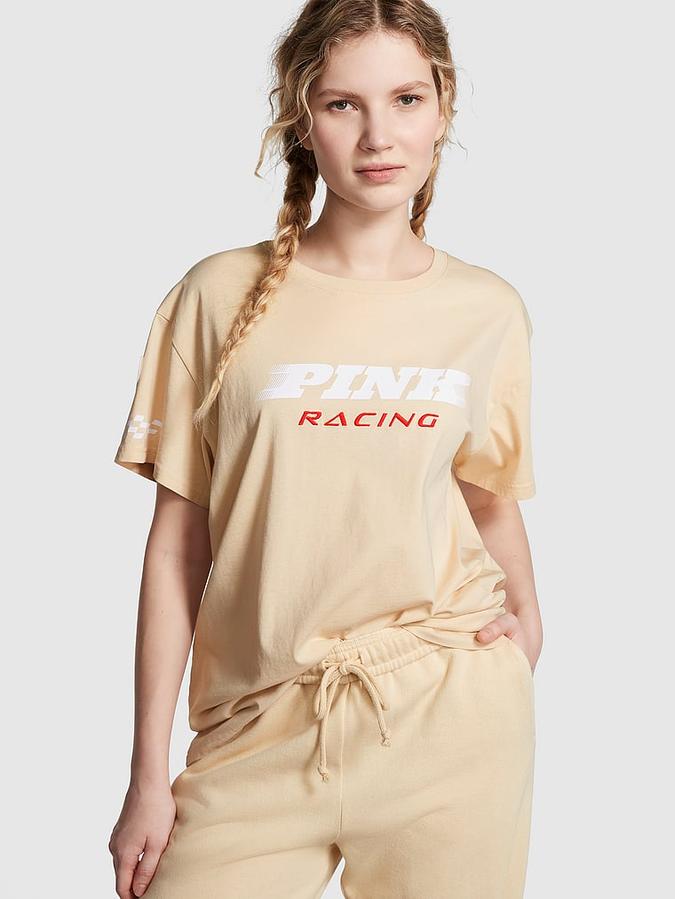 Oversized Short-Sleeve Campus T-Shirt