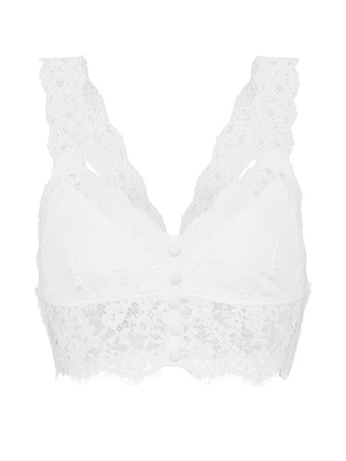 Butterflies Eyelet & Lace Bralette image number 2