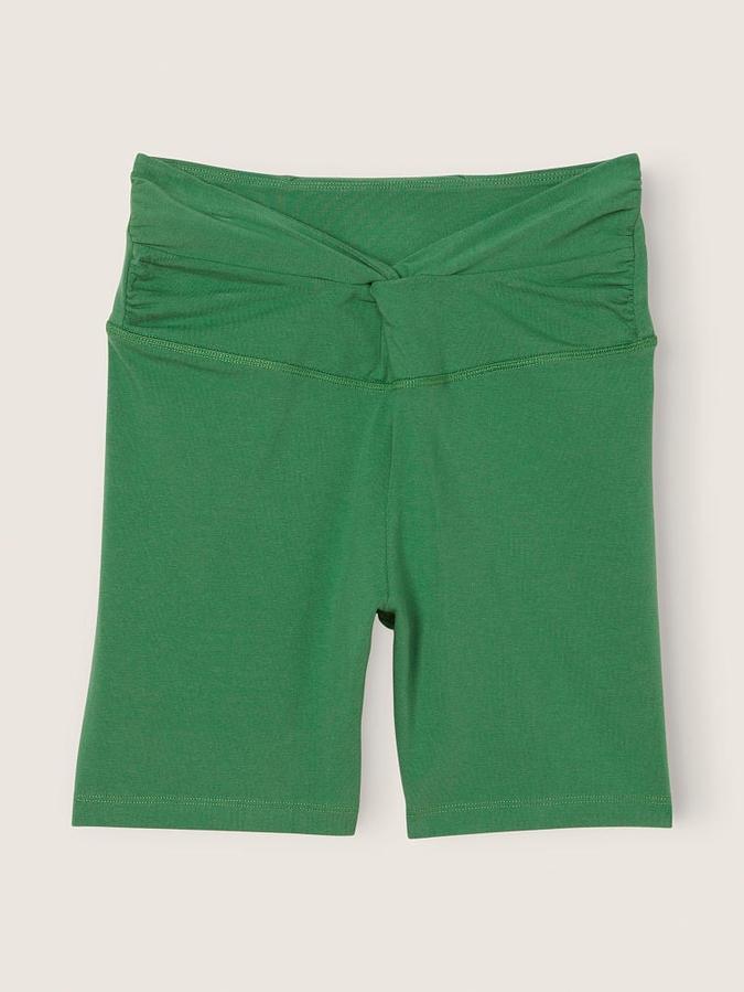 6" Cotton Twist Waist Biker Shorts image number 2