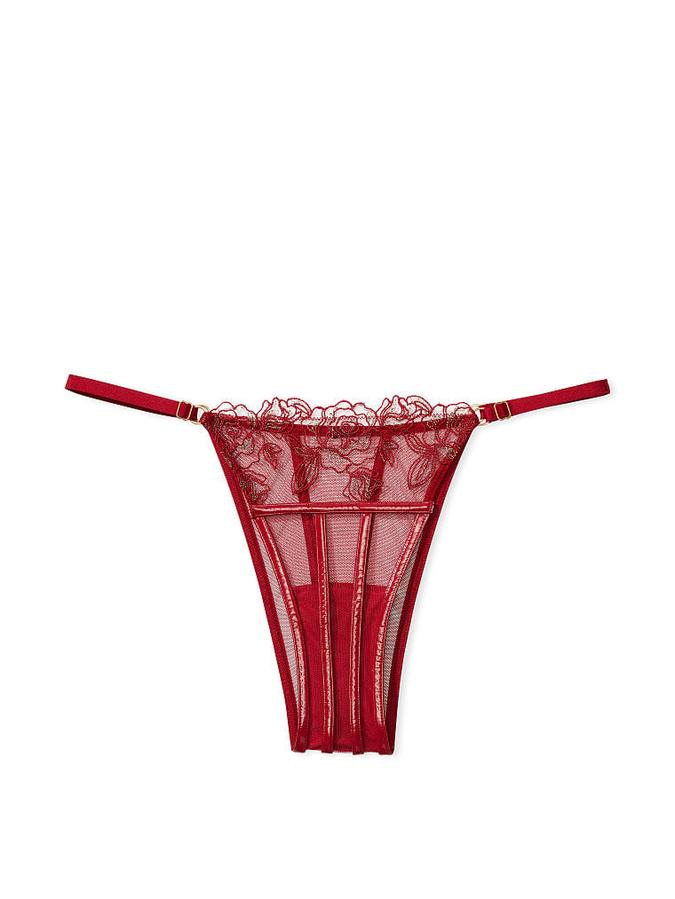 Midnight Affair Embroidery Brazilian Panty image number 2
