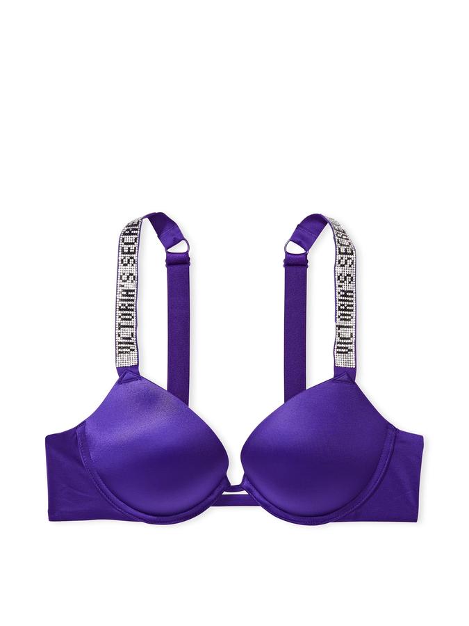 Shine Strap Push-Up Bra image number 2