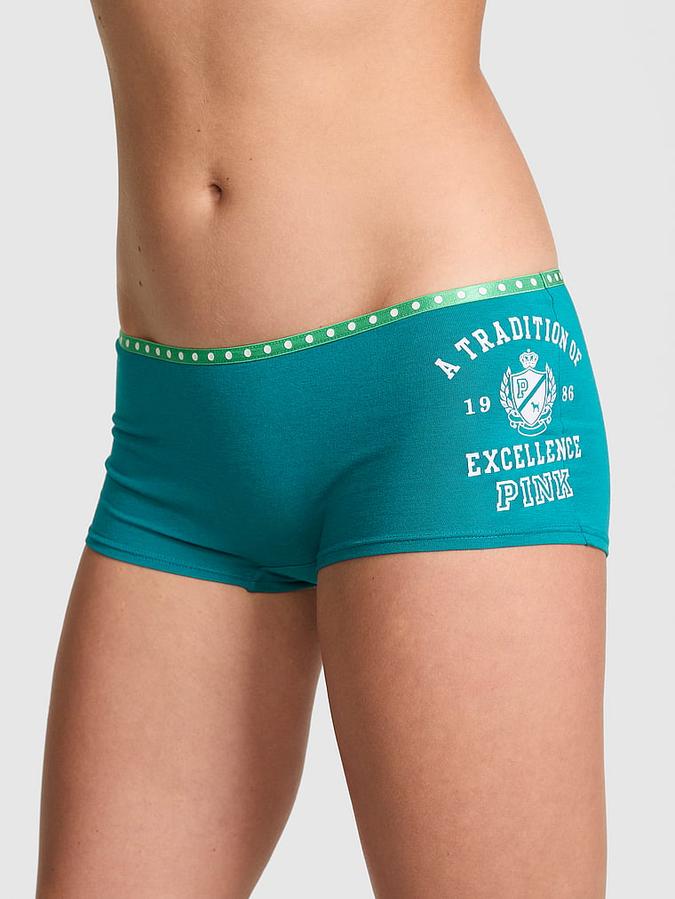 Logo Cotton Boyshort Panty