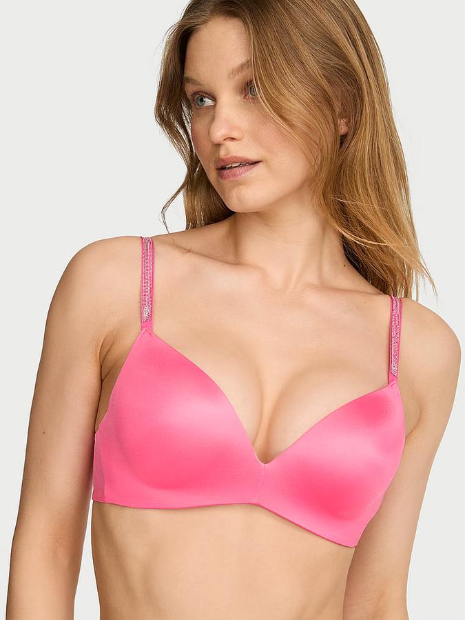 So Obsessed Shine Strap Wireless Push-Up Bra