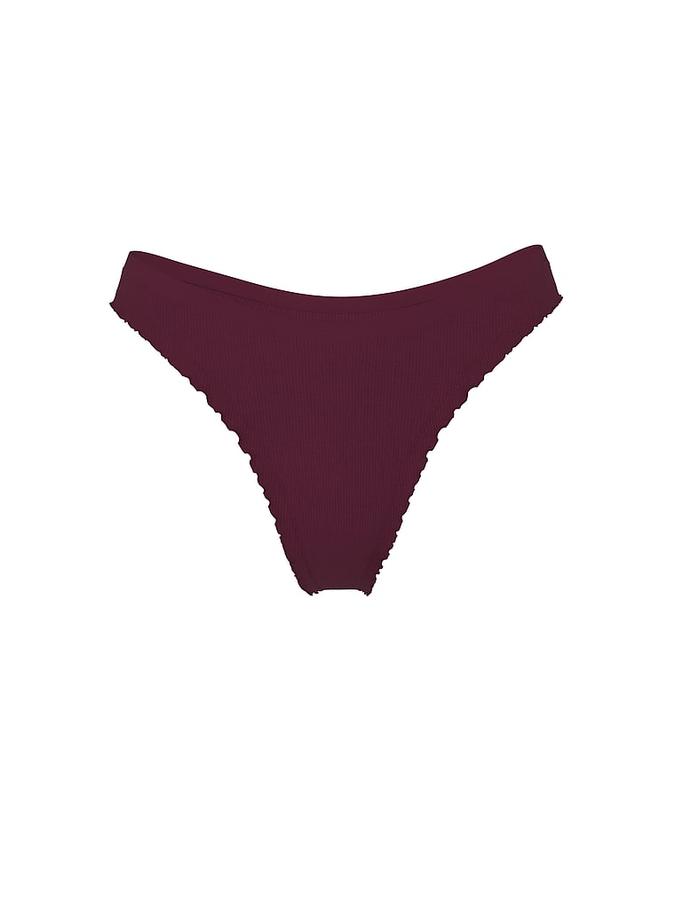 Seamless High-Leg Thong Panty image number 2