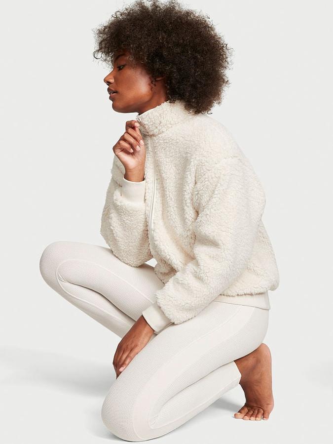 ジャケット・アウター andmary Fluffy zip up jacket ANDMARY】Fluffy zip up jacket