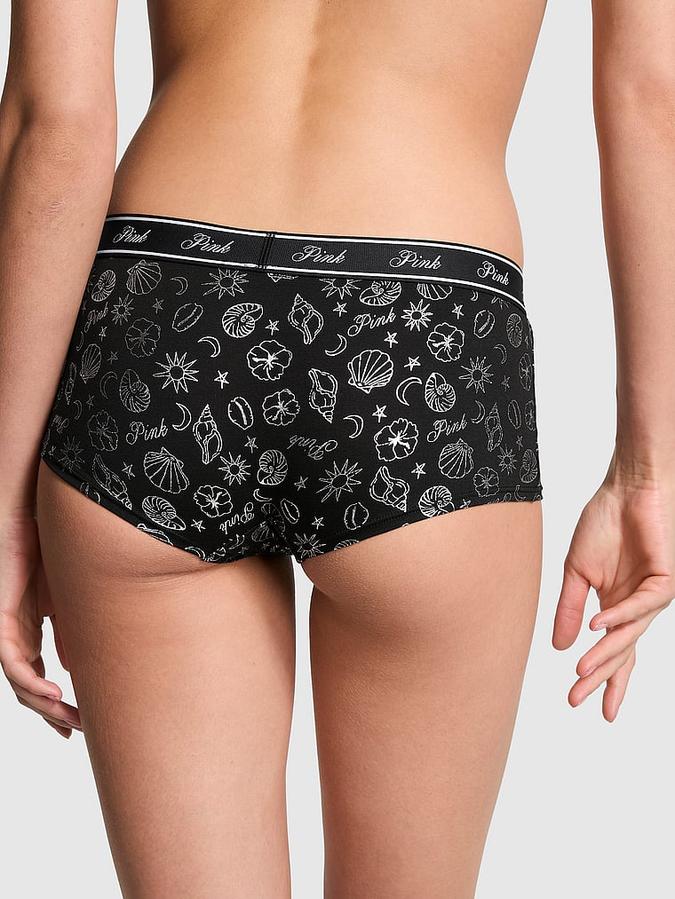 Logo Cotton Boyshort Panty image number 1