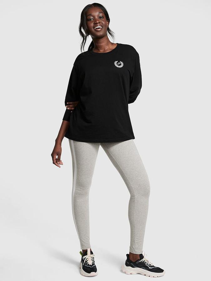 Cotton High-Waist Leggings image number 3
